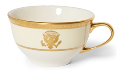 Woodrow Wilson White House Cup & Saucer China from the Lenox Exhibit Collection