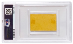 The Beatles TV Concert Ticket Stub from 15 March 1964 -- Encapsulated by PSA/DNA