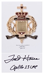 Fred Haise Signed 16 x 20 Photo of the Holy Bible Flown Aboard Apollo 13