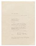 Lot of 8 Letters Signed by Cole Porter, Ira Gershwin & Preston Sturges -- Referencing Several Hit Songs from the 1940s