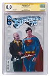 Gene Hackman Signed Superman 78 #2 Comic Book -- CGC Encapsulated & Graded 8.0