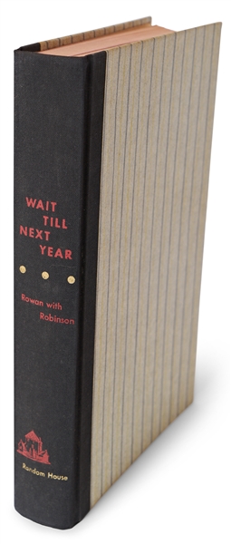 Jackie Robinson Signed First Edition, First Printing of His Autobiography ''Wait Till Next Year'' -- With PSA/DNA COA