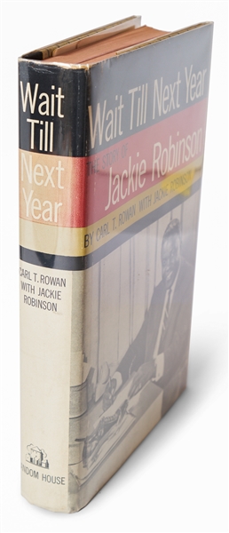 Jackie Robinson Signed First Edition, First Printing of His Autobiography ''Wait Till Next Year'' -- With PSA/DNA COA