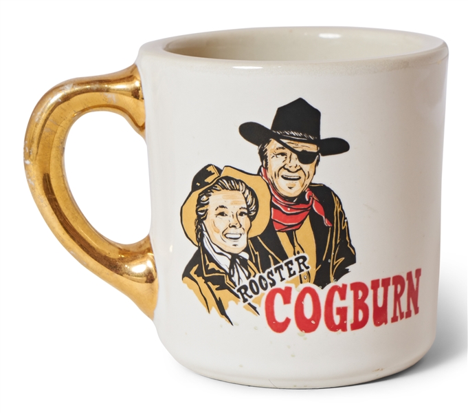 John Wayne Mug From ''Rooster Cogburn'' -- One of Wayne's Famous Mugs Gifted to the Cast and Crew on His Films