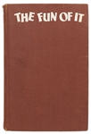 Amelia Earhart Signed First Edition of ''The Fun of It'', Without Inscription -- With Kenneth Rendell COA