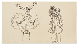 Mary Poppins Storyboard Artwork -- From the Chim Chim Cheree Sequence