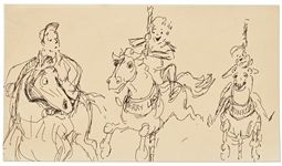 Mary Poppins Storyboard Artwork -- From the Horse Race Scene