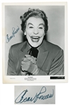 Cesar Romero Signed 8 x 10 Photo as the Joker from Batman -- With PSA/DNA and JSA COAs