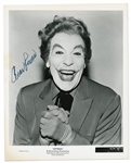 Cesar Romero Signed 8'' x 10'' Photo as the Joker from ''Batman'' -- With PSA/DNA and JSA COAs