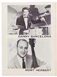 Louis Armstrong Signed Program -- Also Signed by His Band Members