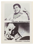 Louis Armstrong Signed Program -- Also Signed by His Band Members