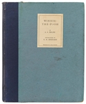 A.A. Milne & Ernest H. Shepard Signed 1926 Large Paper Limited Edition of ''Winnie-the-Pooh'' -- With Fold-Out Map of Hundred Aker Wood