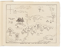 A.A. Milne & Ernest H. Shepard Signed 1926 Large Paper Limited Edition of ''Winnie-the-Pooh'' -- With Fold-Out Map of Hundred Aker Wood