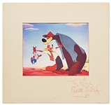 Walt Disney Signed Dye Transfer Print from ''Song of the South'' Featuring Br'er Rabbit, Br'er Fox & Br'er Bear -- With Phil Sears COA