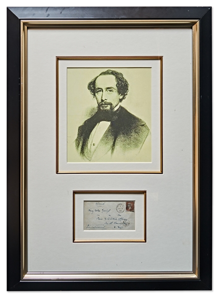 Charles Dickens Signed and Handwritten Envelope