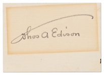 Thomas Edisons Umbrella Signature