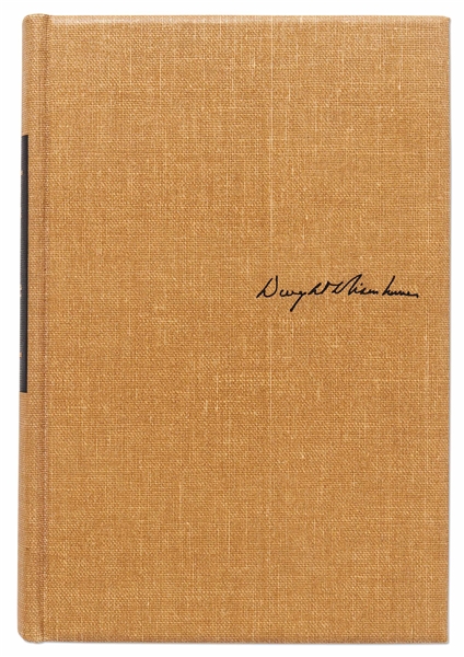 Dwight D. Eisenhower Signed D-Day Speech From the Limited Edition of ''Crusade in Europe'' -- Near Fine Condition With Original Slipcase