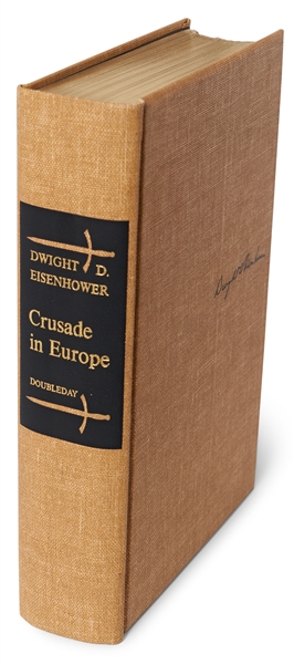 Dwight D. Eisenhower Signed D-Day Speech From the Limited Edition of ''Crusade in Europe'' -- Near Fine Condition With Original Slipcase