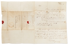 Francis Scott Key Autograph Letter Signed from 1841 Regarding a Bond Payment -- ''...I had hoped to have it settled long since...''