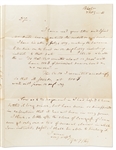 Francis Scott Key Autograph Letter Signed from 1841 Regarding a Bond Payment -- ''...I had hoped to have it settled long since...''