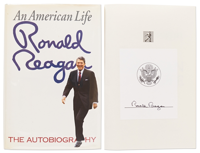 Ronald Reagan Signed Copy of His Autobiography An American Life