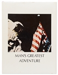 ''Man's Greatest Adventure'' Coffee Table Book Signed by 10 Apollo Astronauts Representing Every Apollo Mission
