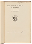 James Joyce Signed Limited Edition of ''Anna Livia Plurabelle''