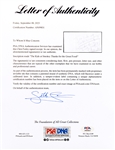 Chris Farley Signature -- With PSA/DNA COA