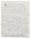 Ernest Hemingway Autograph Letter Twice-Signed and Additionally Initialed Three Times -- ''I am having the original MSS of 'A Farewell to Arms' and 'For Whom the Bell Tolls' ...appraised.''