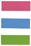 Robert Indiana Signed ''LOVE'' Artwork on 8.5'' x 11'' Sheet -- With His Blue, Green & Rose Color Swatches