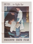 Norman Rockwell ''Four Freedoms'' Posters -- Complete Set of Four from 1943 in Near Fine Condition