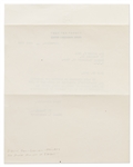 David Ben-Gurion Signature as Israeli Prime Minister from 1960