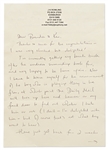 J.K. Rowling Autograph Letter Signed After ''Goblet of Fire'' in 2000 -- ''madness surrounding book four...I have to brace myself for the announcement of the boy who is playing Harry in the film...''