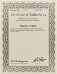 Charles Schulz Signed Record Album ''A Boy Named Charlie Brown'' -- Without Inscription