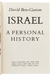 David Ben-Gurion Signed Limited Edition of ''Israel: A Personal History''