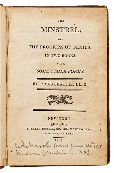 William Wilberforce Handwritten & Signed Poem & Biblical Passage -- Wilberforce Was the Leading Abolitionist in the United Kingdom, Whose Work Led to Passage of the Slavery Abolition Act of 1833