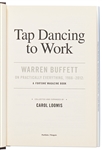 Warren Buffett Signed First Edition of His Biography, ''Tap Dancing to Work: Warren Buffett on Practically Everything''