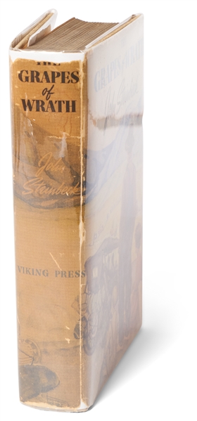 John Steinbecks The Grapes of Wrath First Printing -- In First Printing Dust Jacket