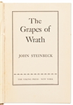 John Steinbeck's ''The Grapes of Wrath'' First Printing -- In First Printing Dust Jacket