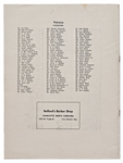 Martin Luther King Signed Civil Rights Program from 1960 -- Without Inscription -- With University Archives COA