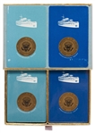 Double-Deck Set of Playing Cards in Original Presentation Box, Used on the U.S.S. Sequoia Presidential Yacht