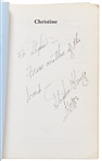 Rare Stephen King Signed Uncorrected Book Proof of ''Christine''