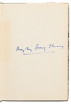 Madame Chiang Kai-shek Signed English Edition of Her Book ''The Sure Victory''
