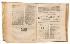 18th Spanish Century Book of Sermons Related to the Virgin Mary