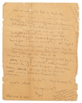 Ernest Hemingway Autograph Letter Signed After His First Time Grizzly Hunting -- ''the grizzlies...hides are beautiful, long thick hair as pretty as your black bear but...like a silver fox in color''