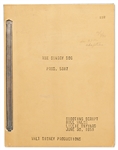 Disney ''The Shaggy Dog'' Original 1958 Movie Script -- From the Estate of ''Mary Poppins'' Screenwriter Bill Walsh