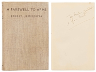Ernest Hemingway Personally Owned & Signed Books, Gifted to His Hunting Guide Huck Mees -- Includes ''A Farewell to Arms'', ''Death in the Afternoon'' First Edition & ''The Fight for Everest: 1924''
