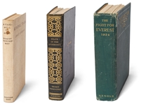 Ernest Hemingway Personally Owned & Signed Books, Gifted to His Hunting Guide Huck Mees -- Includes ''A Farewell to Arms'', ''Death in the Afternoon'' First Edition & ''The Fight for Everest: 1924''