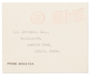 Winston Churchill Letter Signed, Sending Good Wishes on 80th Anniversary
