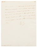 Napoleon Bonaparte Letter Signed with Military Content -- Dated 16 January 1813 Shortly After Napoleon's Disastrous Retreat from Russia